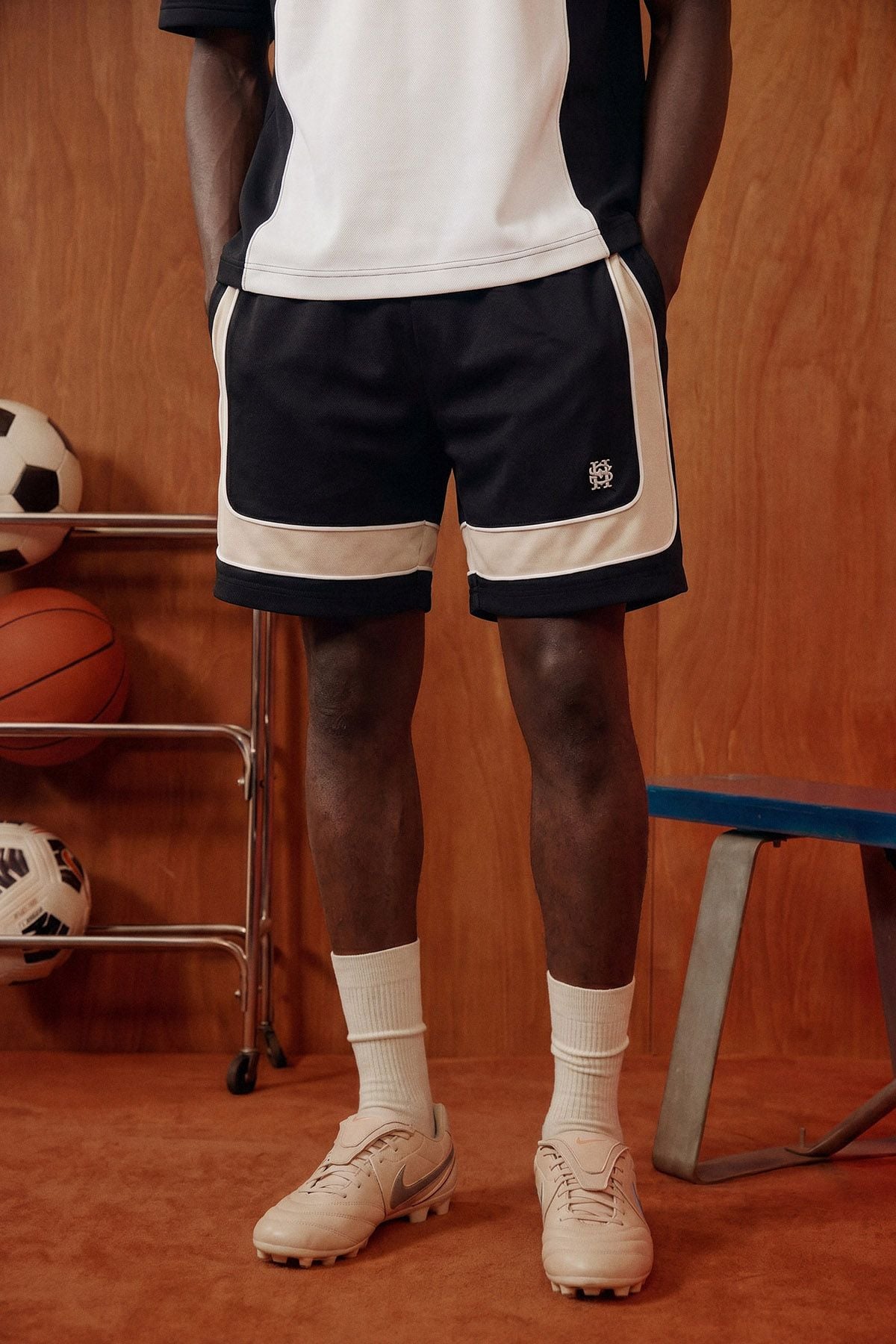 Set Áo Thun Short 4 Colors Block Athletic