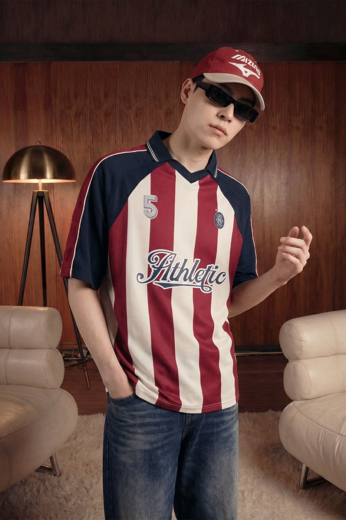Áo Polo Oversize Red Athletic