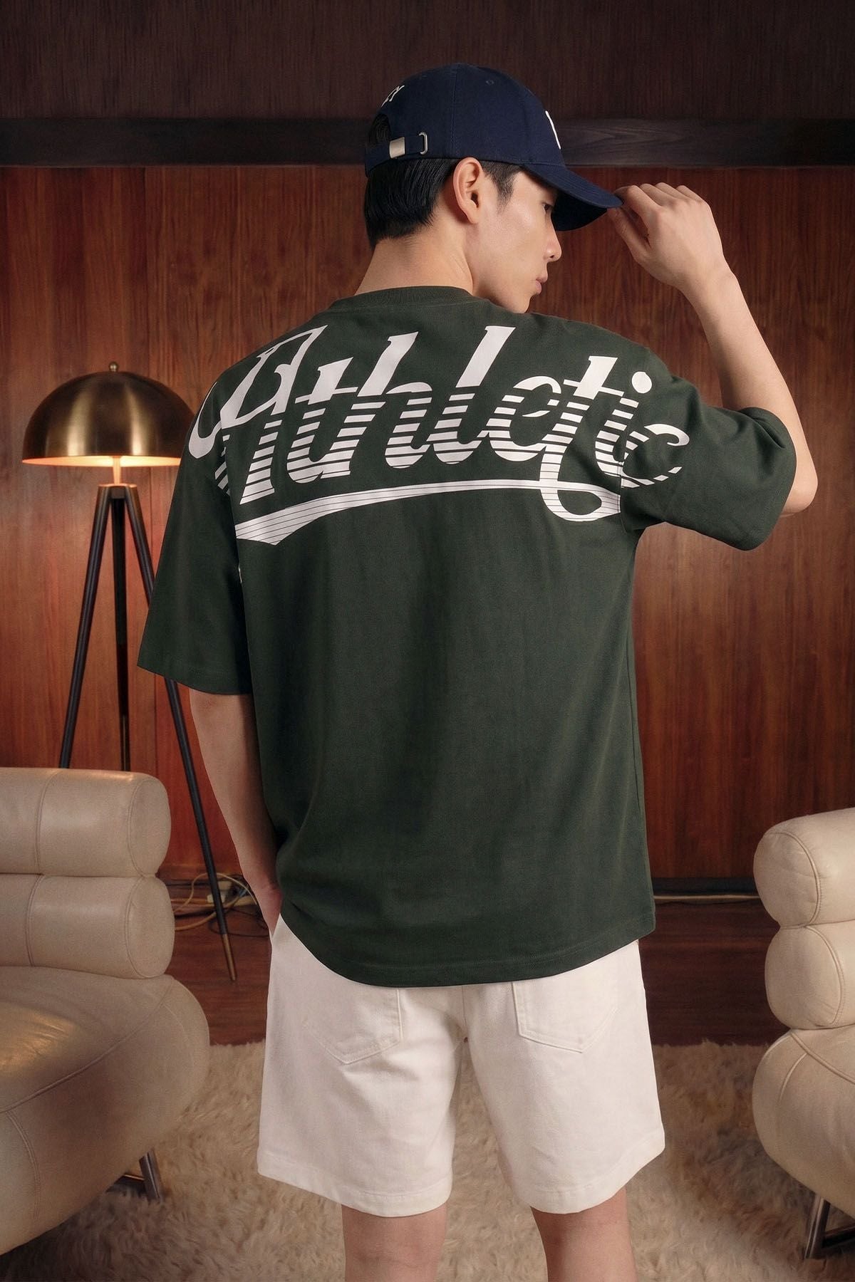 Áo Thun Oversize Athletic On Back 360GSM
