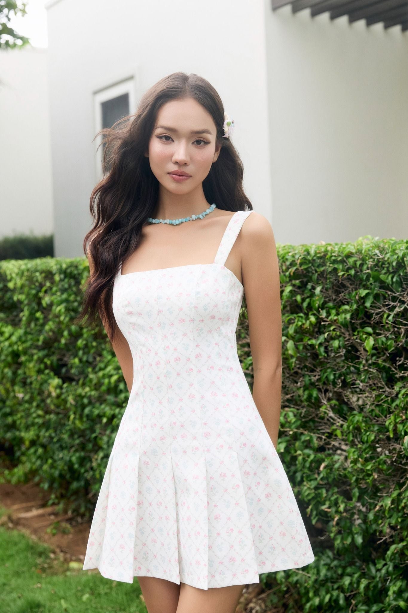  Đầm Ngắn Fit And Flare Linen 