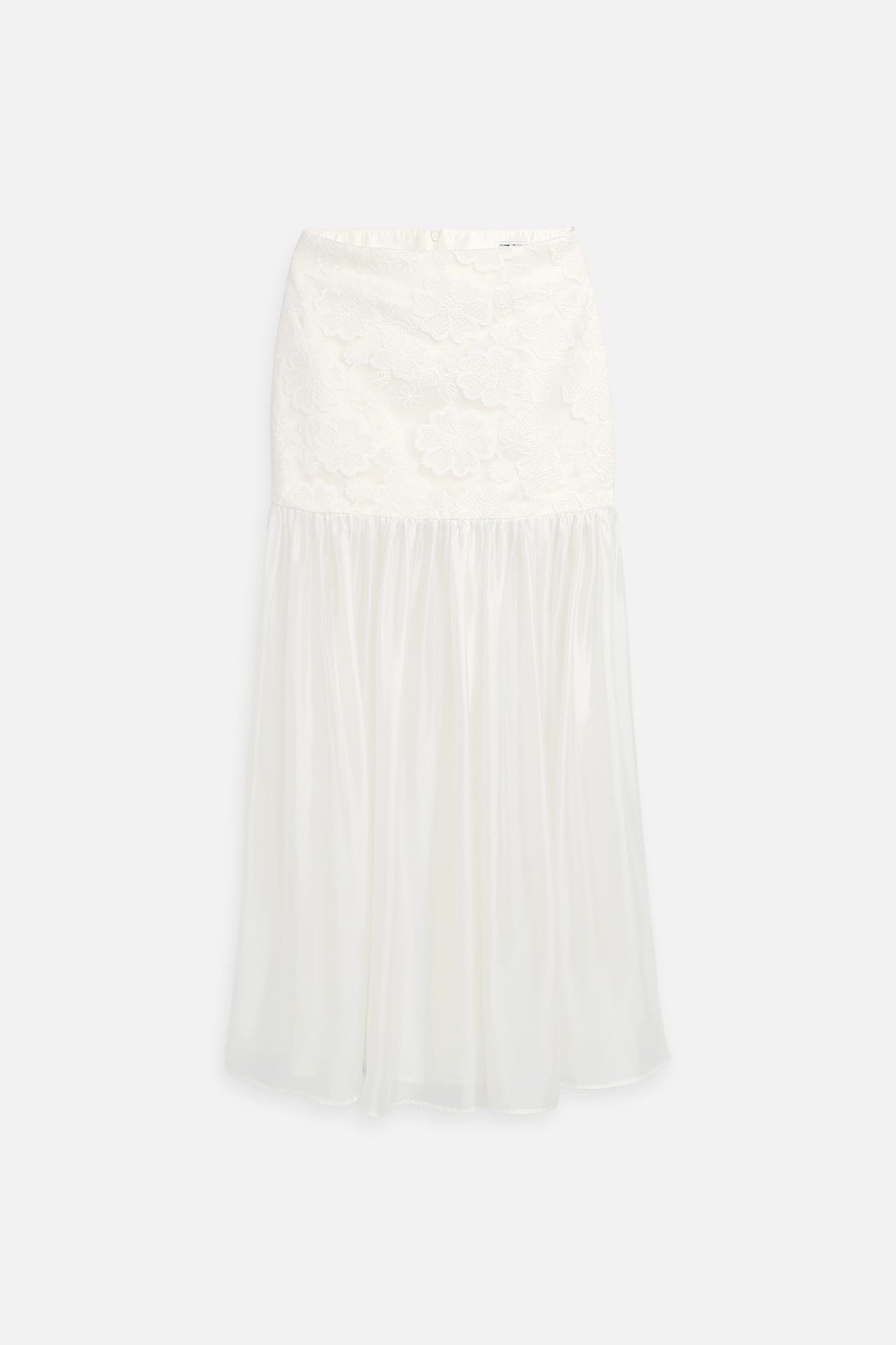 Chân Váy Dài Blossom Texture Dual Layers