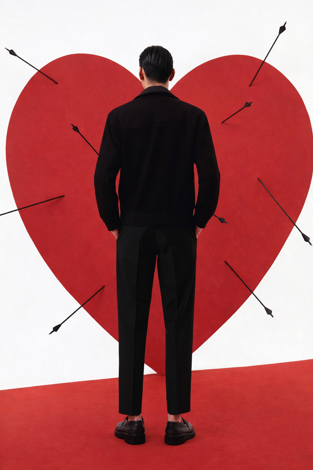  Áo Khoác Slimfit Double Face Black 