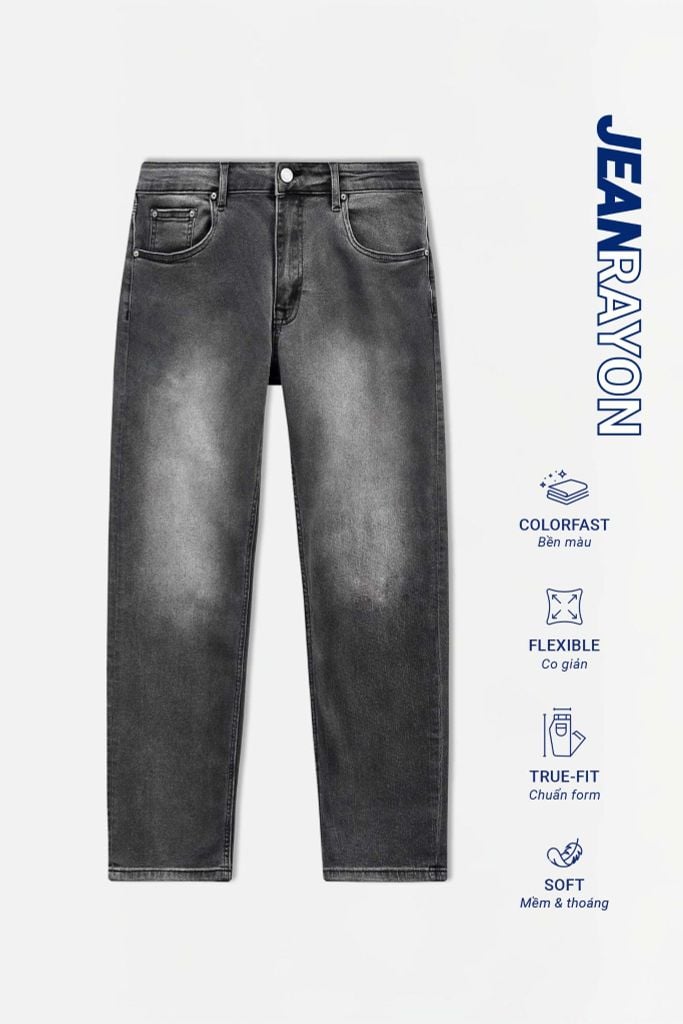  Quần Jean Rayon Slimfit Cloudy Gray Ss2 