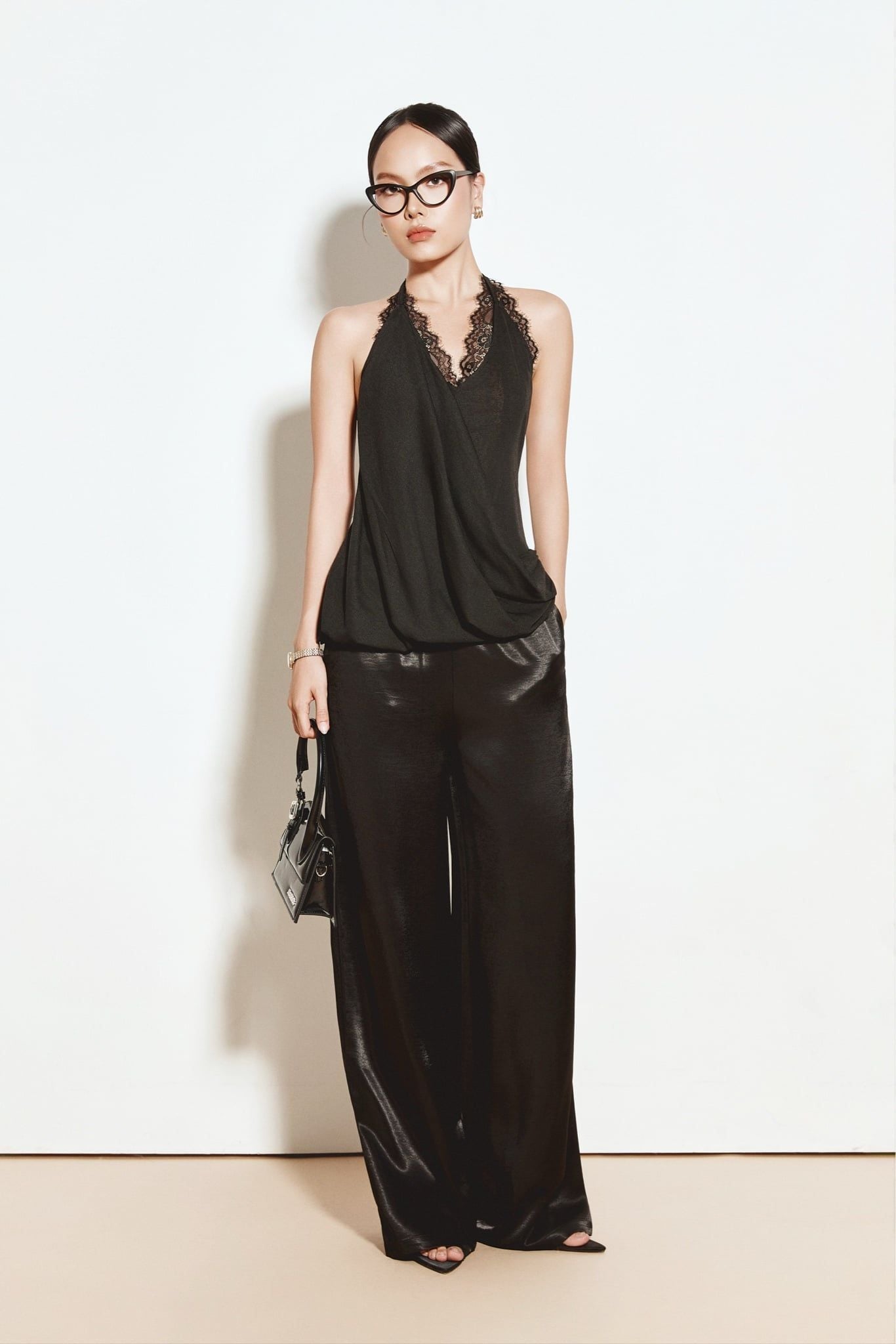 Quần Dài Lụa Velour Flow Silky