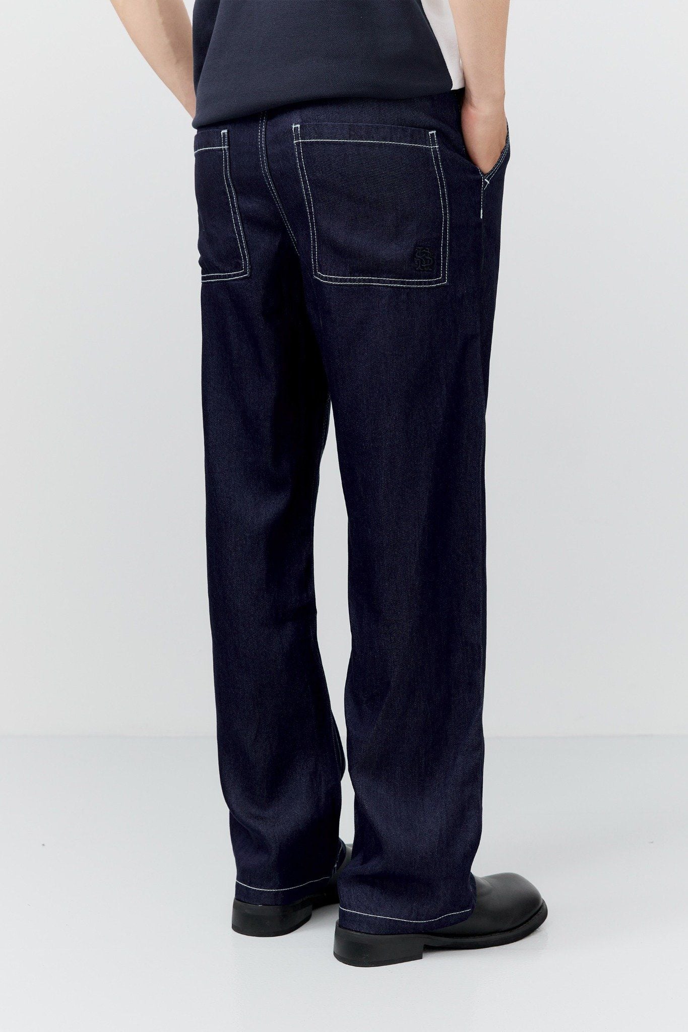 Quần Dài Relaxed Denim Label