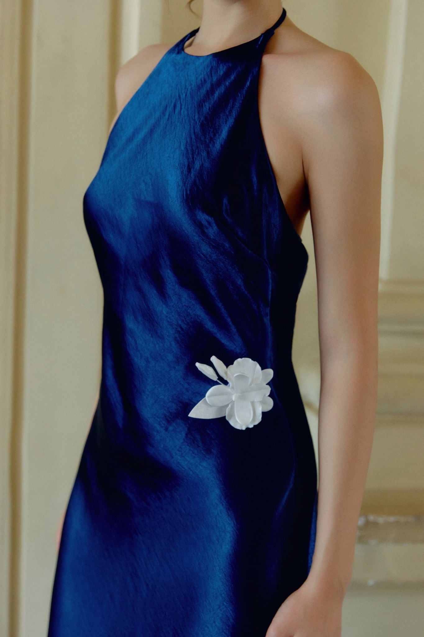 Đầm Dài Rosaline Silky Halter