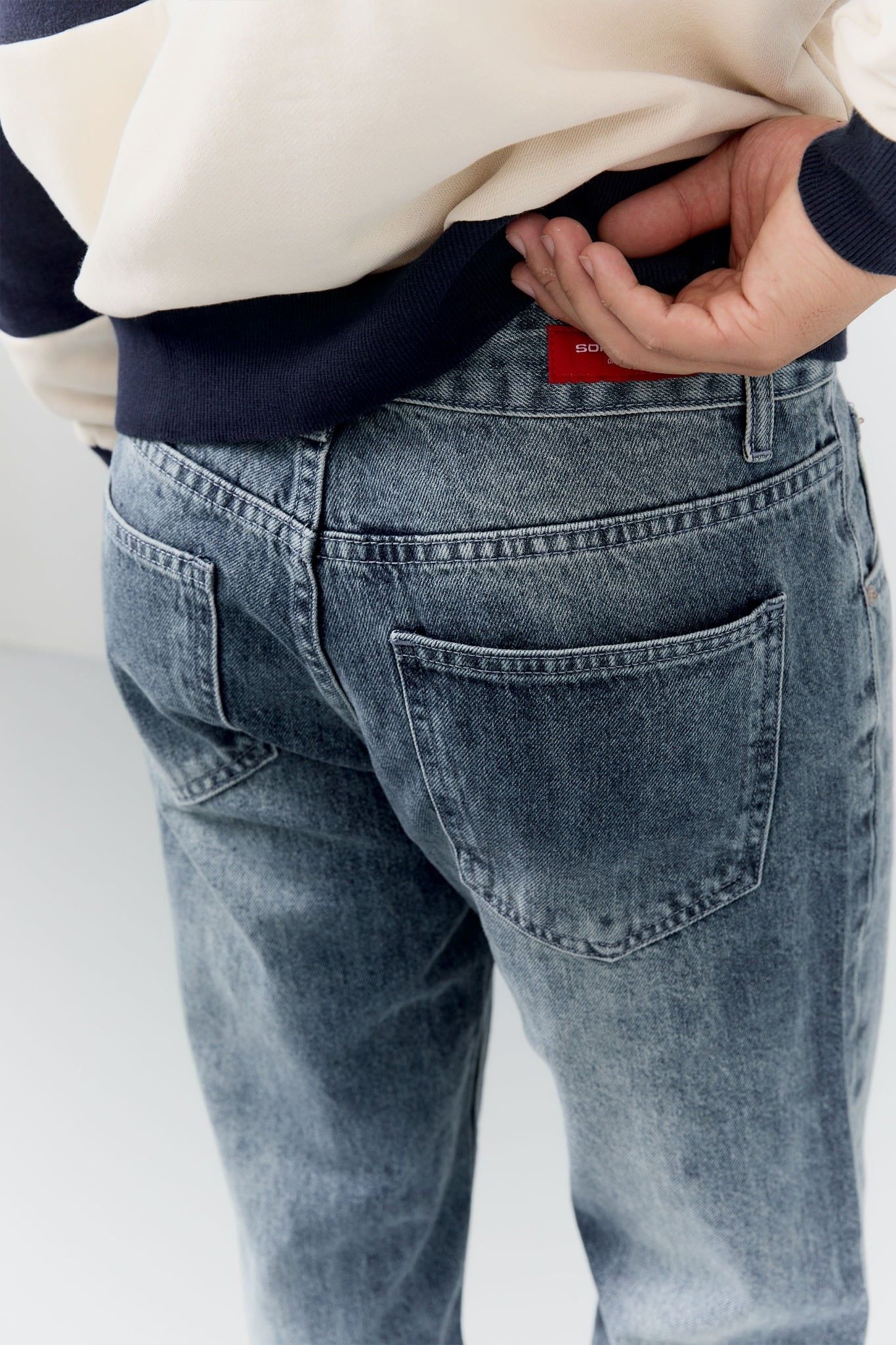 Quần Jean Straight Dailywear Blue Stone V1