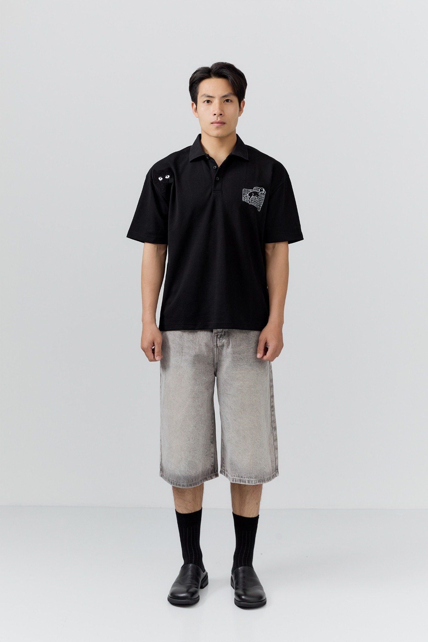 Quần Short Straight Bermuda Gray