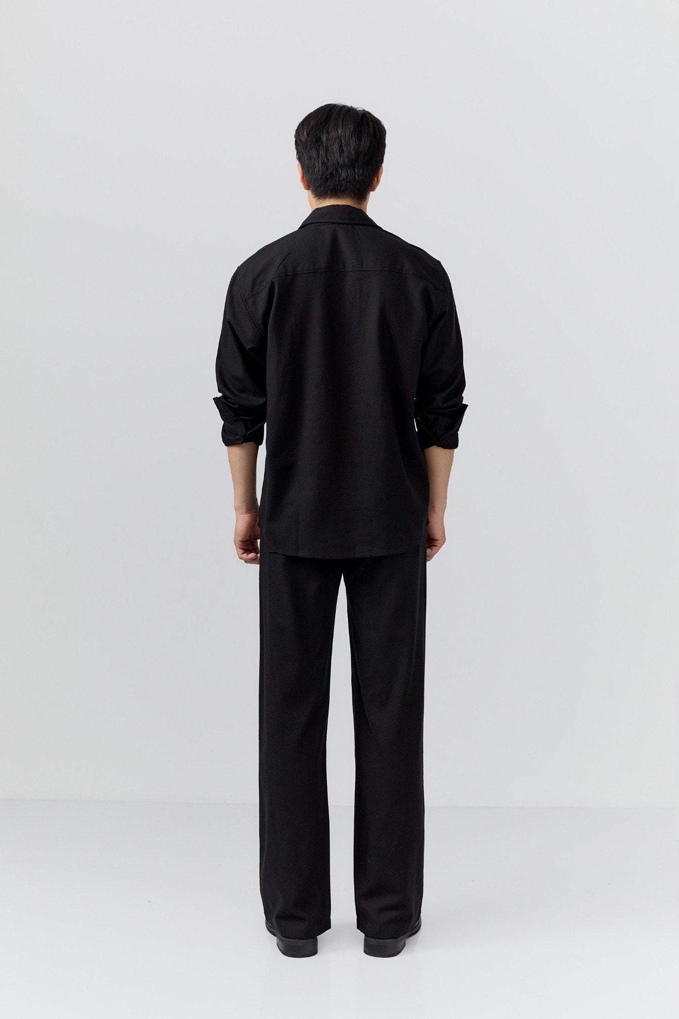 Set Relaxed Shirt Diagline Pant Linen