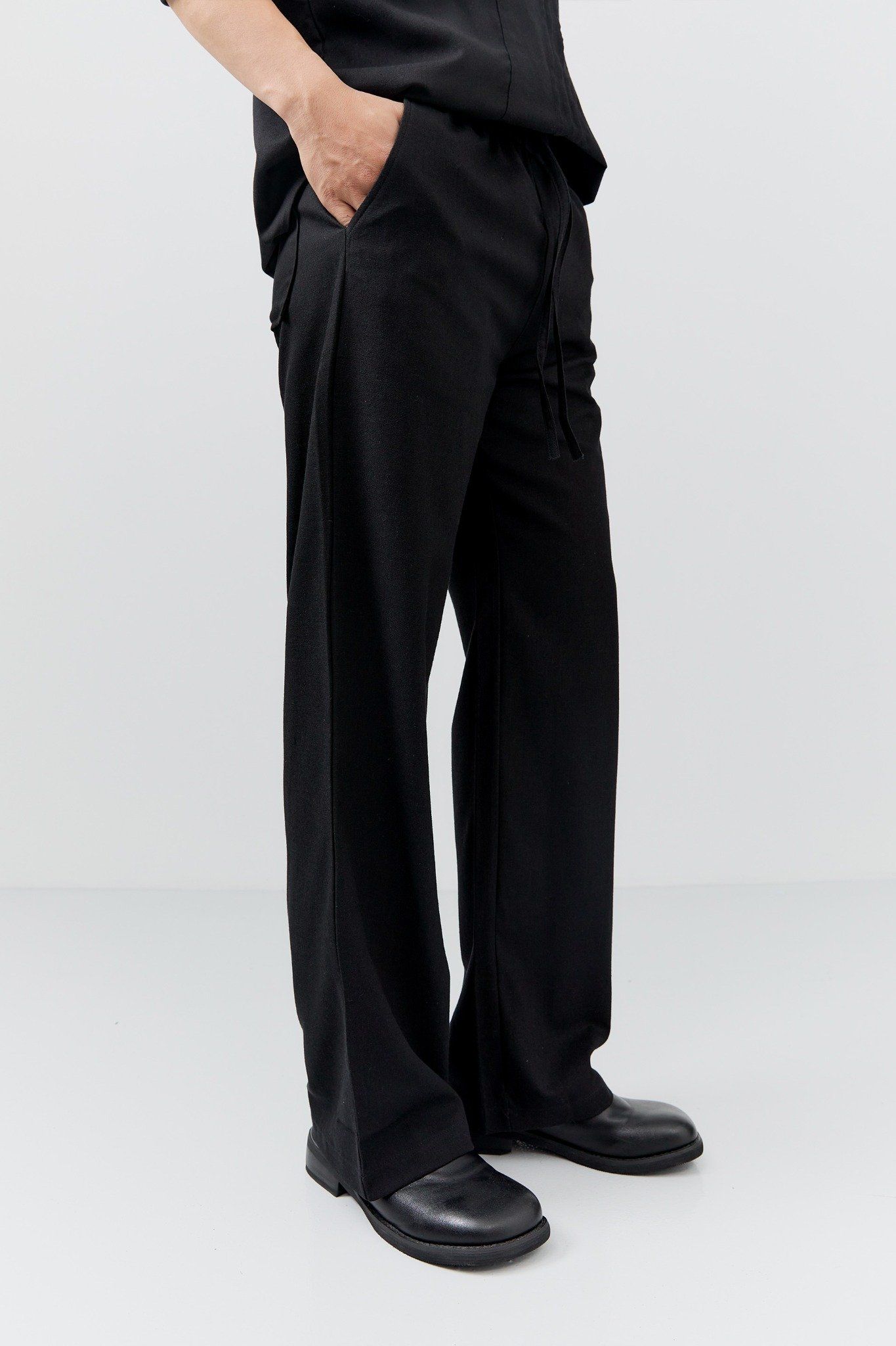 Set Relaxed Shirt Diagline Pant Linen