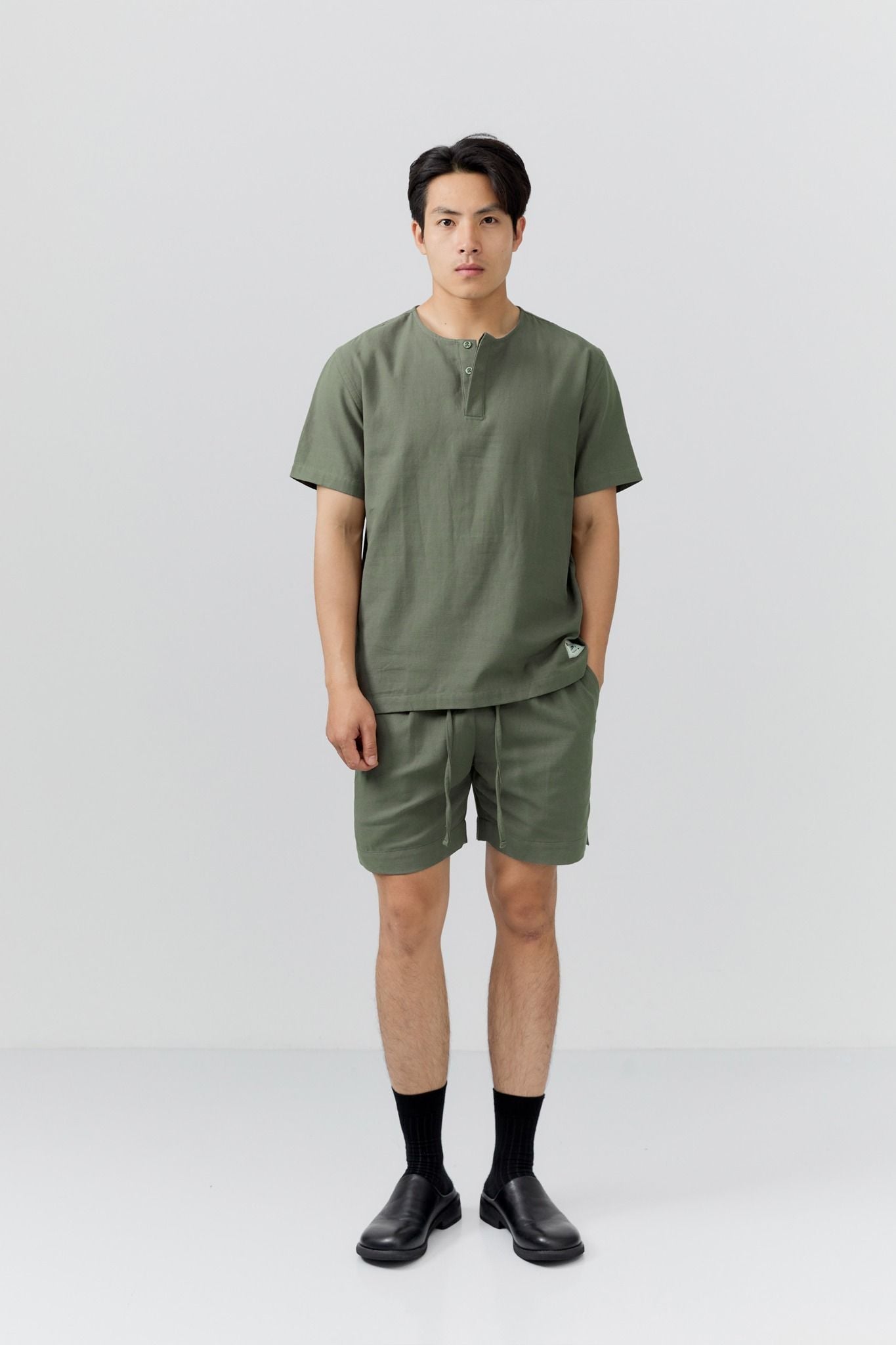  Set Linen Top Short The Shift 