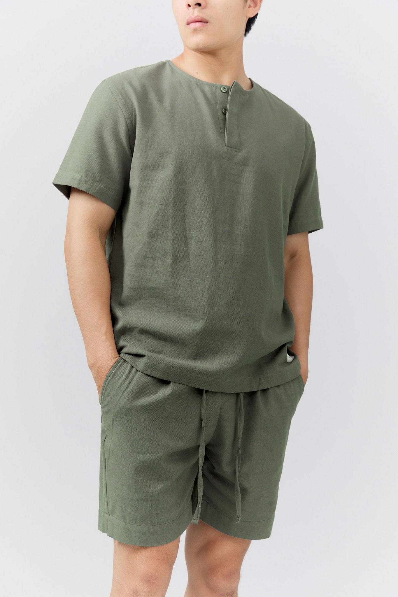  Set Linen Top Short The Shift 