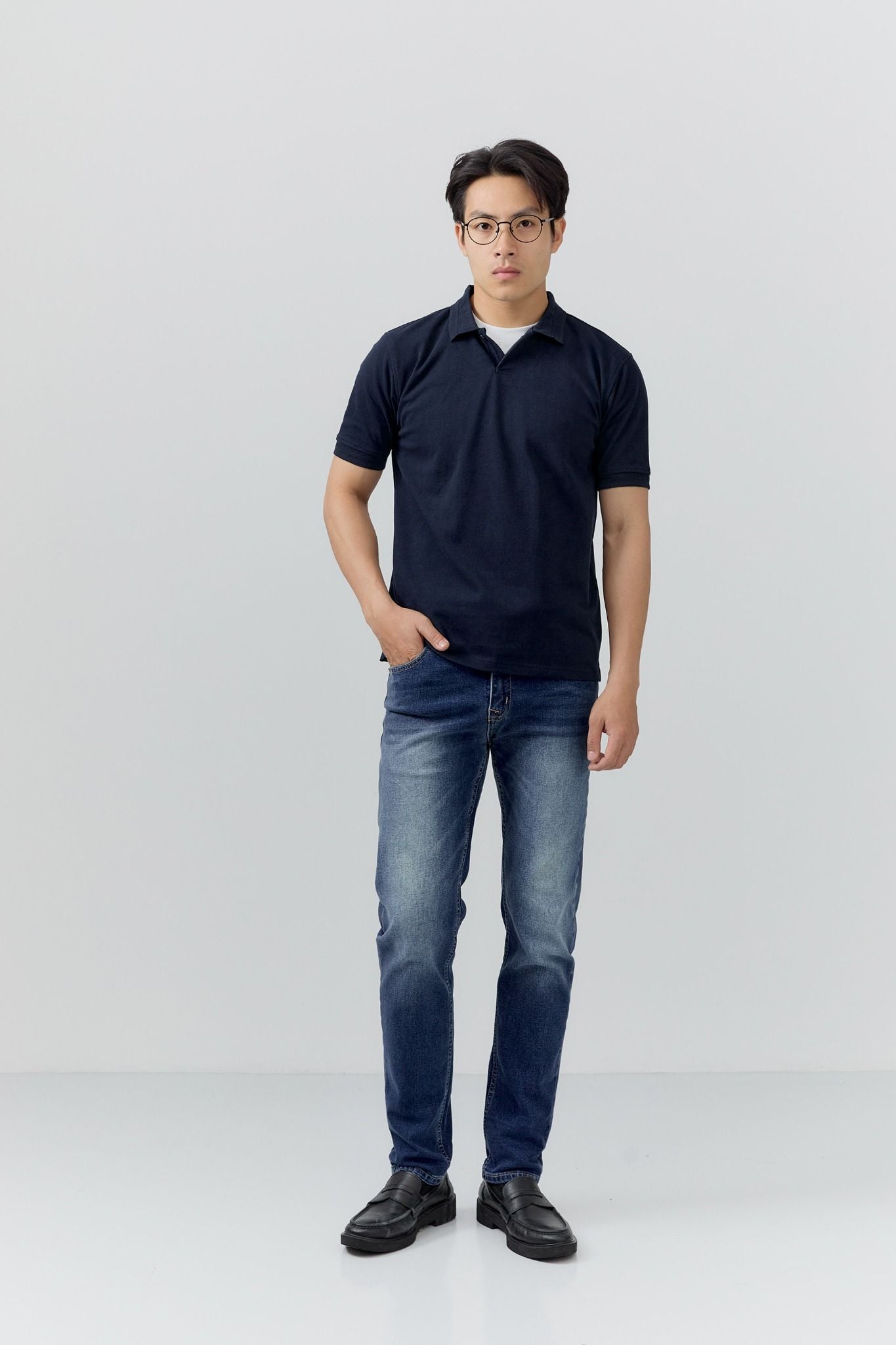 Quần Jean Rayon Slimfit Classic Blue Ss2