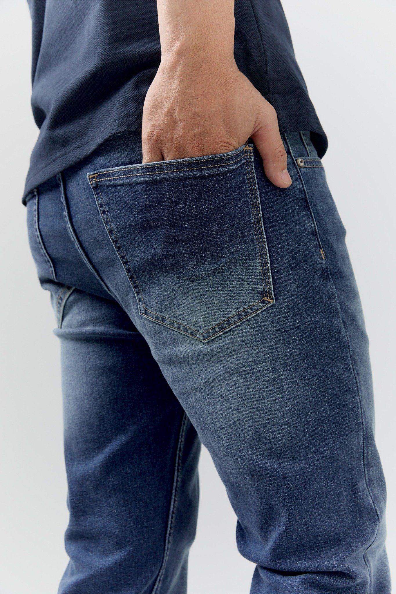 Quần Jean Rayon Slimfit Classic Blue Ss2