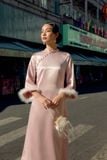 Áo Dài Tay Lửng Thục Nghi