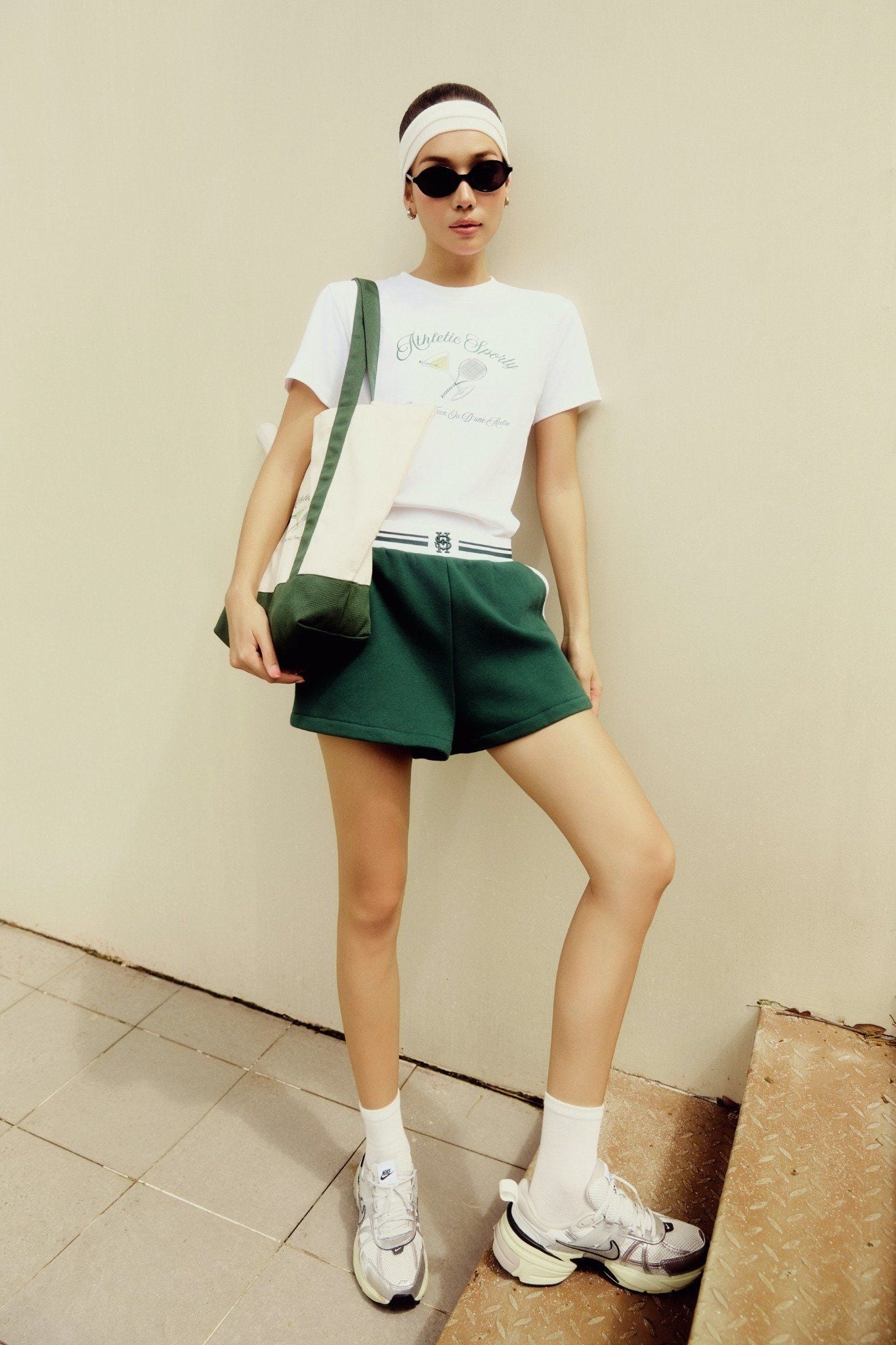 Quần Short Sporty Contrast Waist