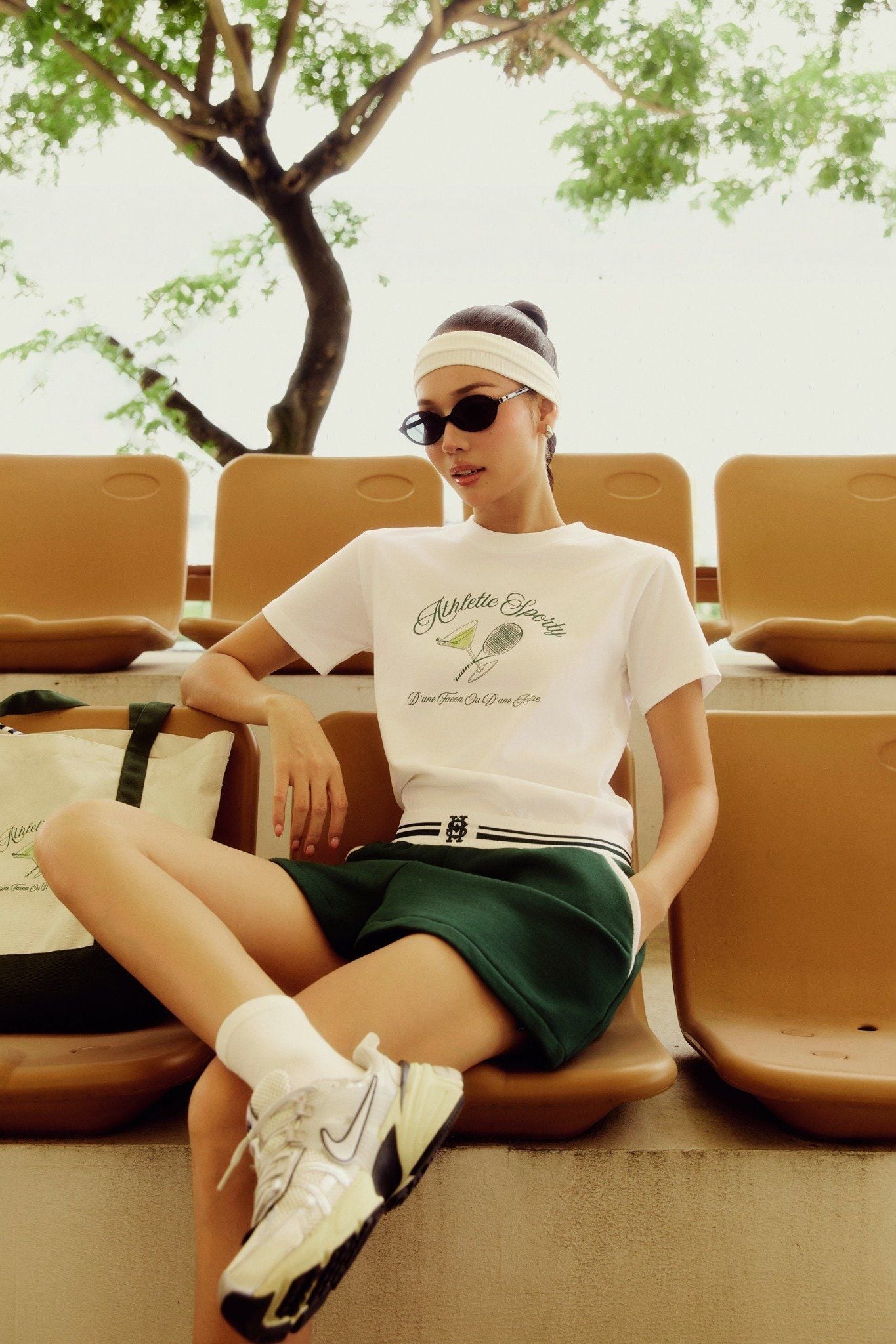 Quần Short Sporty Contrast Waist