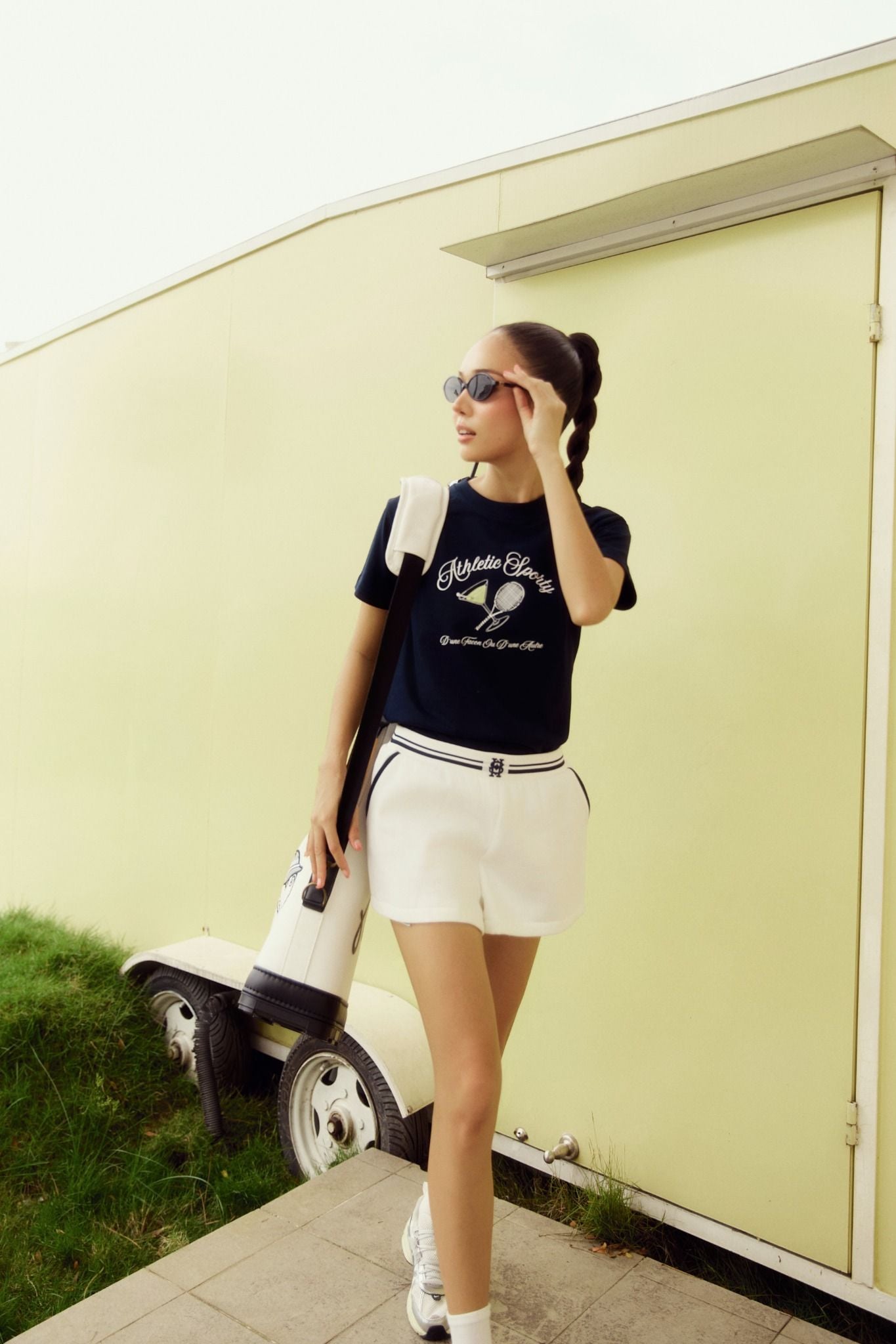 Quần Short Sporty Contrast Waist