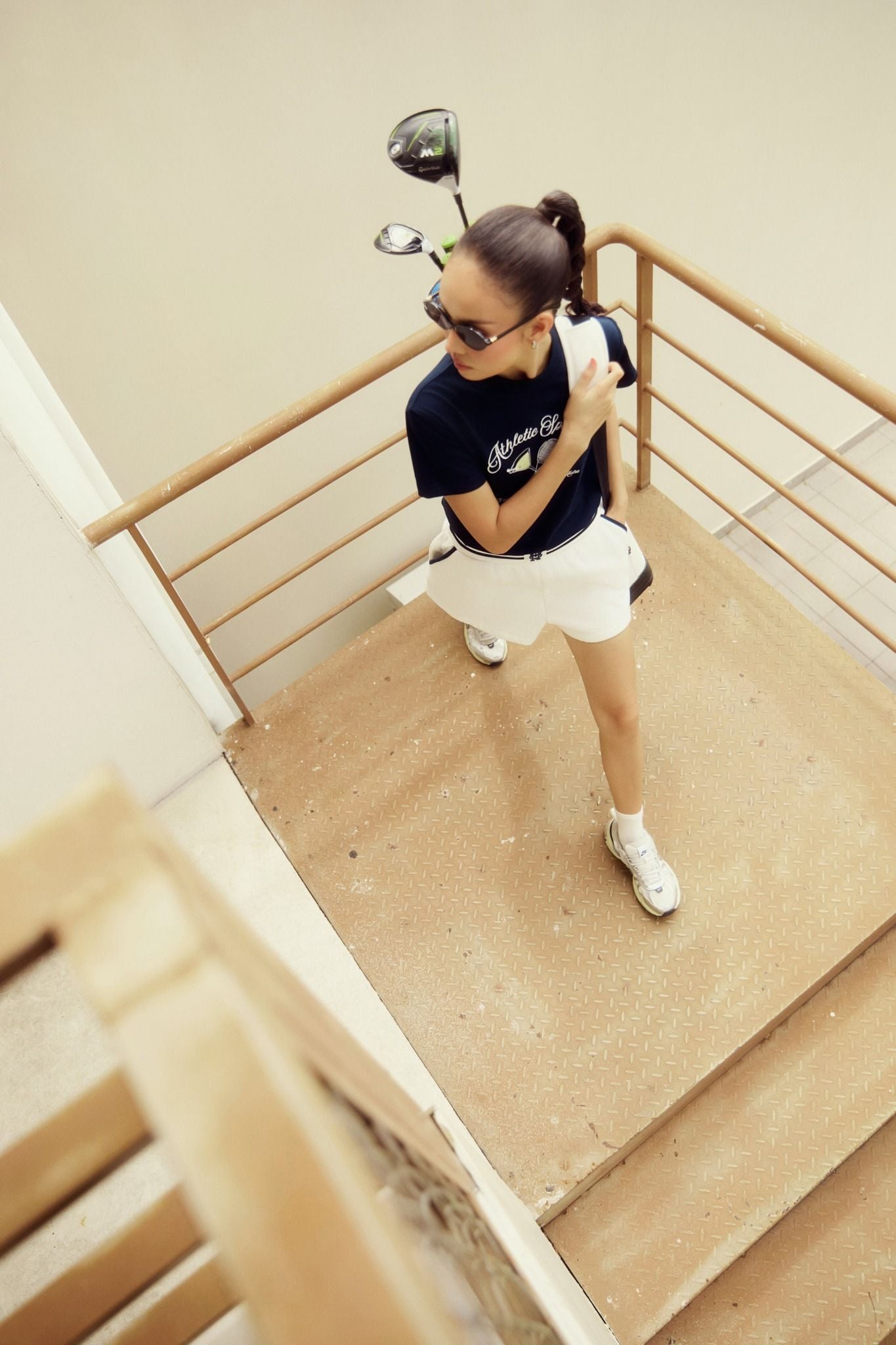 Quần Short Sporty Contrast Waist