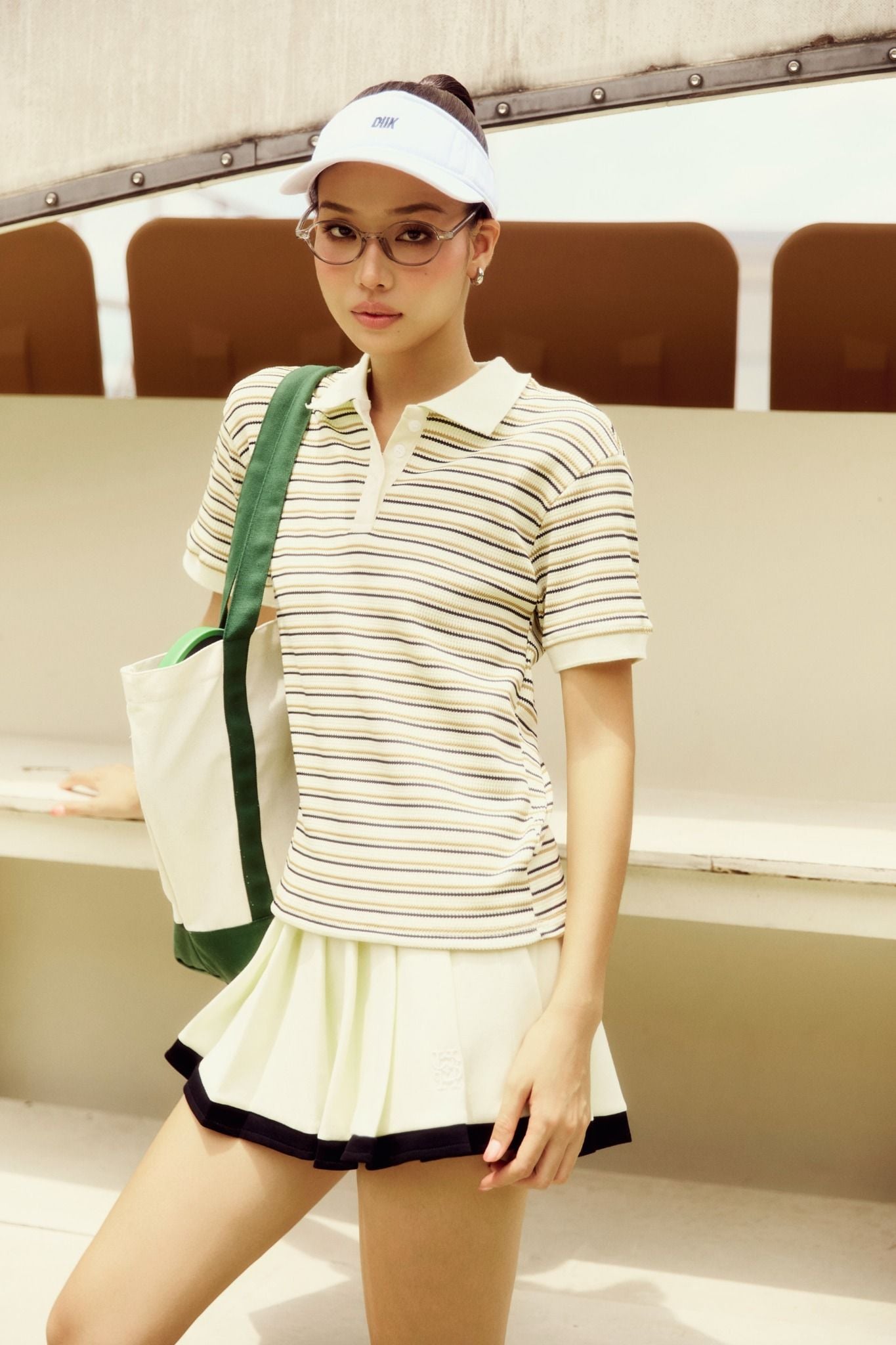  Chân Váy Ngắn Playful Contrast Mini 