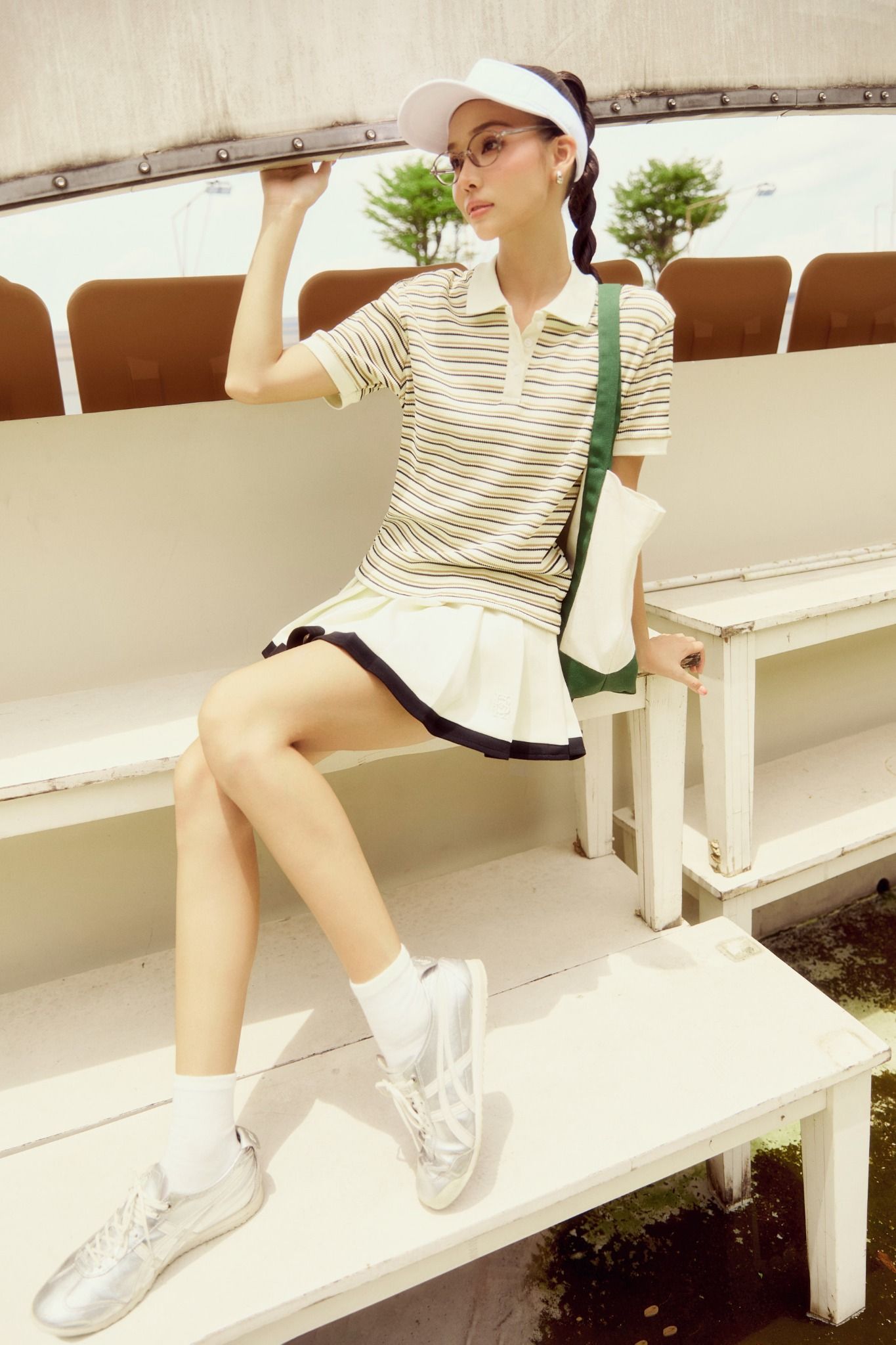 Chân Váy Ngắn Playful Contrast Mini