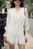 Áo Romantic Ruffle Blouse