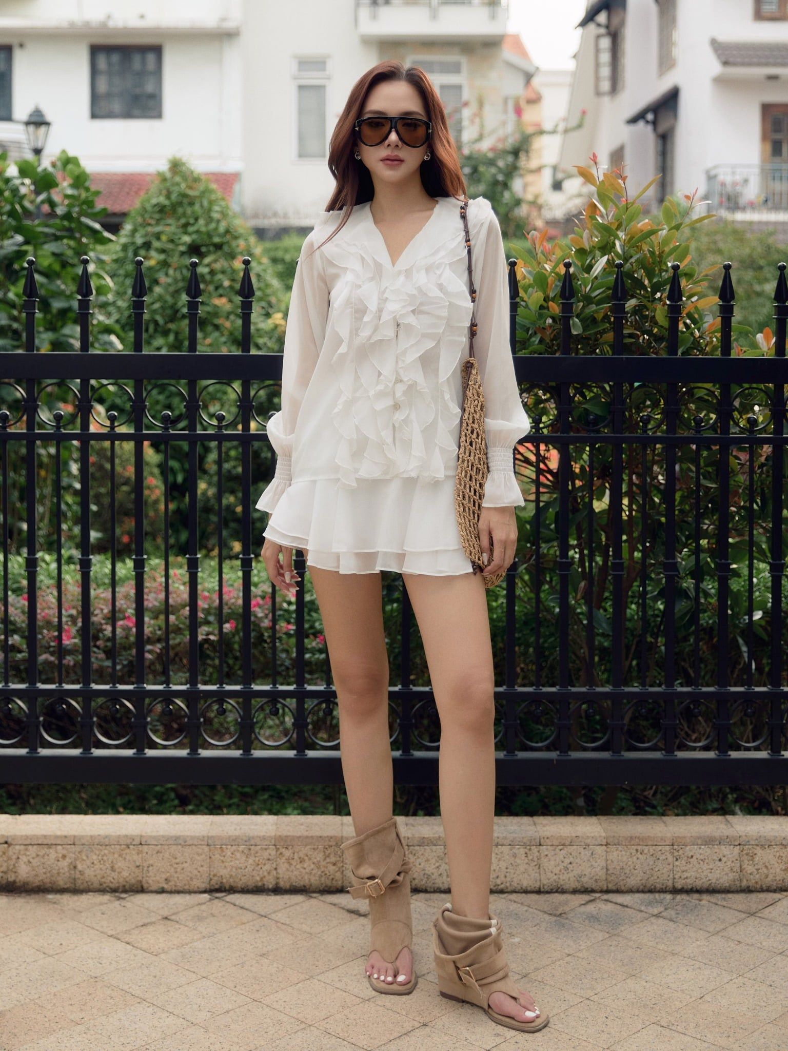  Áo Romantic Ruffle Blouse 