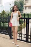Đầm Ngắn Fit And Flare Linen