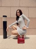 Đầm Ngắn Elegant Flare Zip
