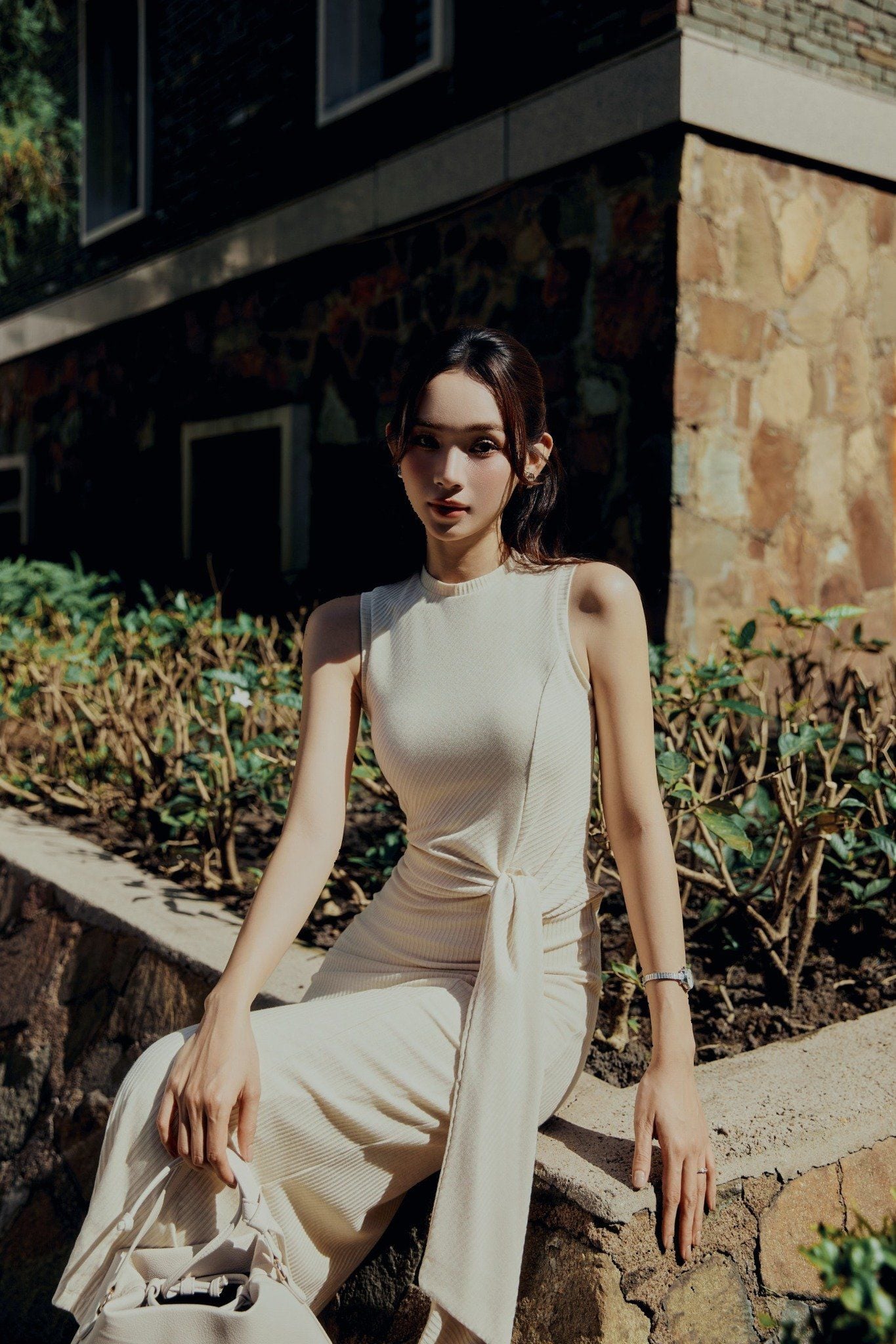 Đầm Dài Lune Wrap Column