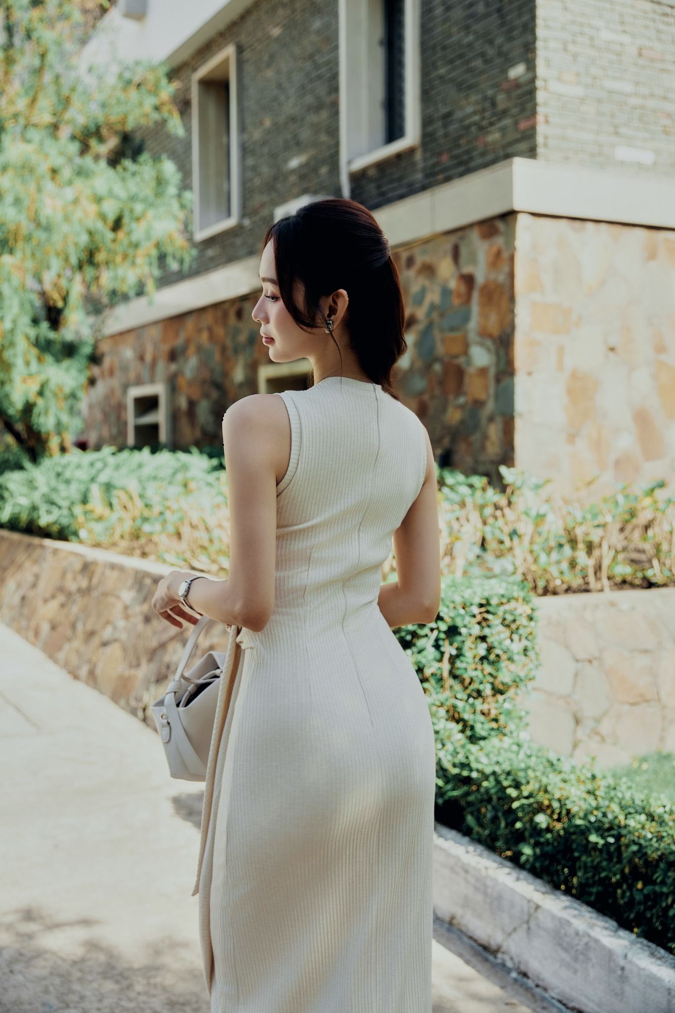 Đầm Dài Lune Wrap Column