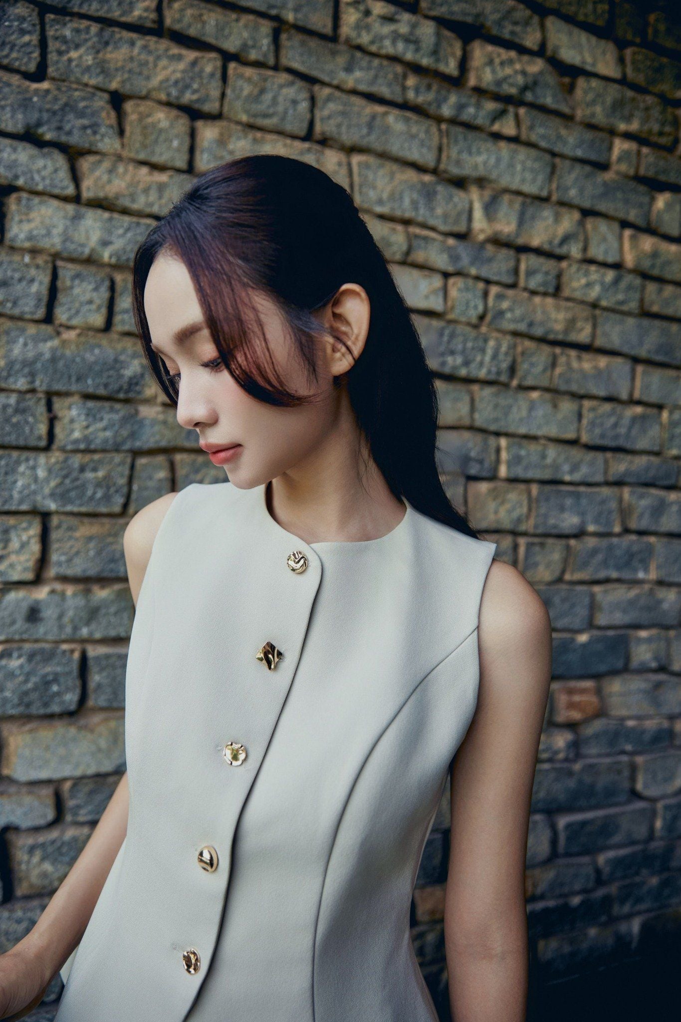 Áo Workwear Sleeveless Circleneck