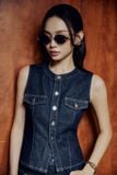 Chân Váy Ngắn Denim 2 Pockets