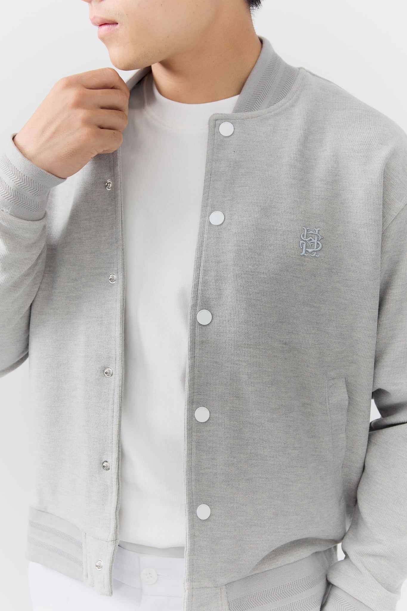 Áo Khoác Relaxed Double Face Bomber