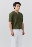Áo Sơ Mi Ngắn Tay Len Knit