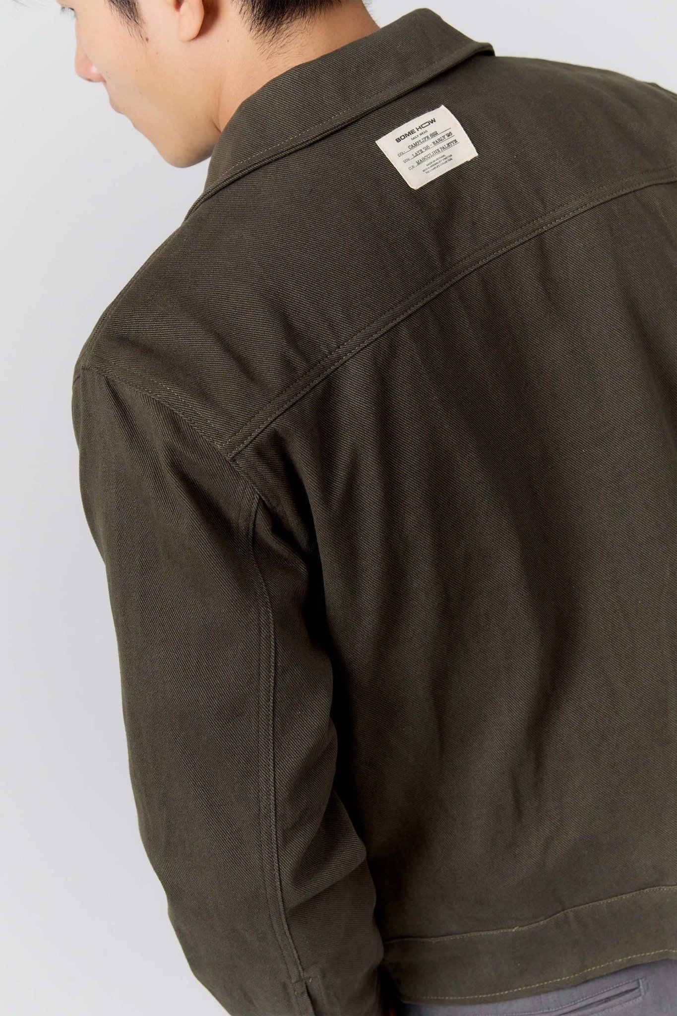 Áo Khoác Boxy Kaki Grand Pocket