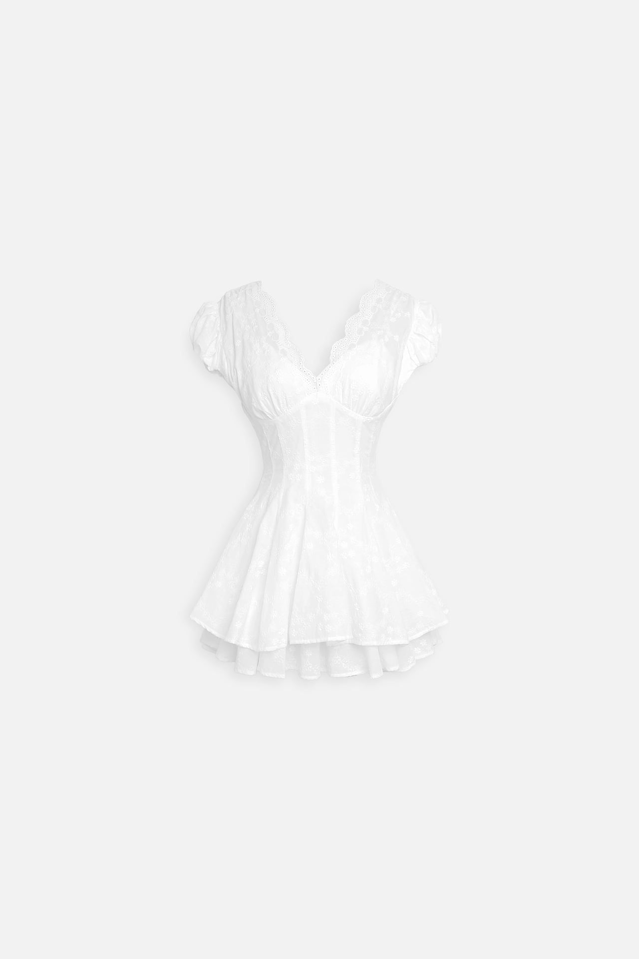 Áo Kiểu Chất Boi Thêu Parisian Muse Peplum