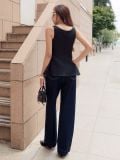 Quần Jean Straight Light Flare Blue