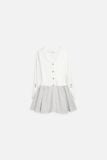 Đầm Ngắn Lumière Ribbed V-Neck