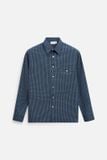 Áo Sơ Mi Relaxed Dark Blue Check