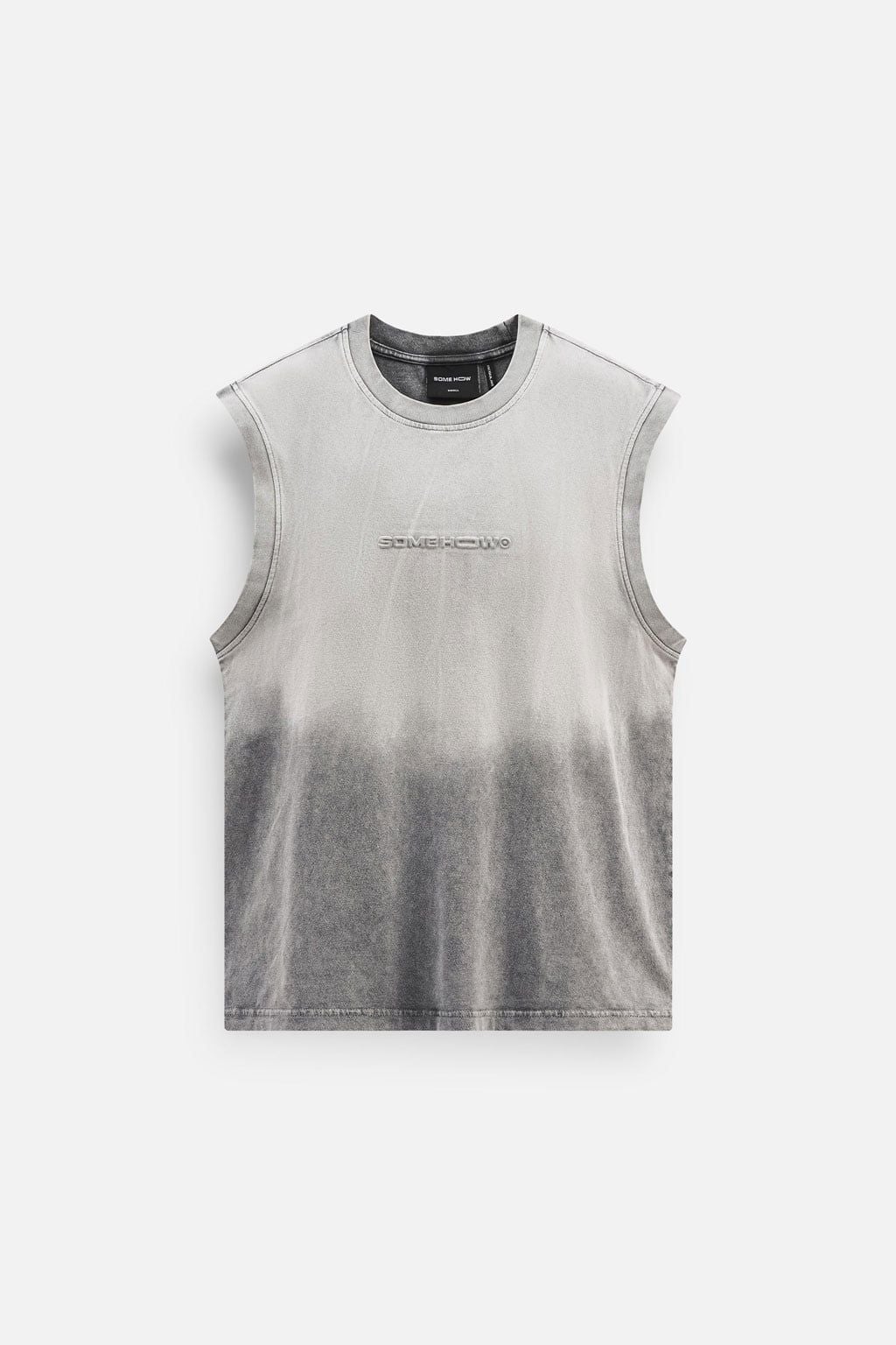 Áo Tanktop Ombre Gray Wash