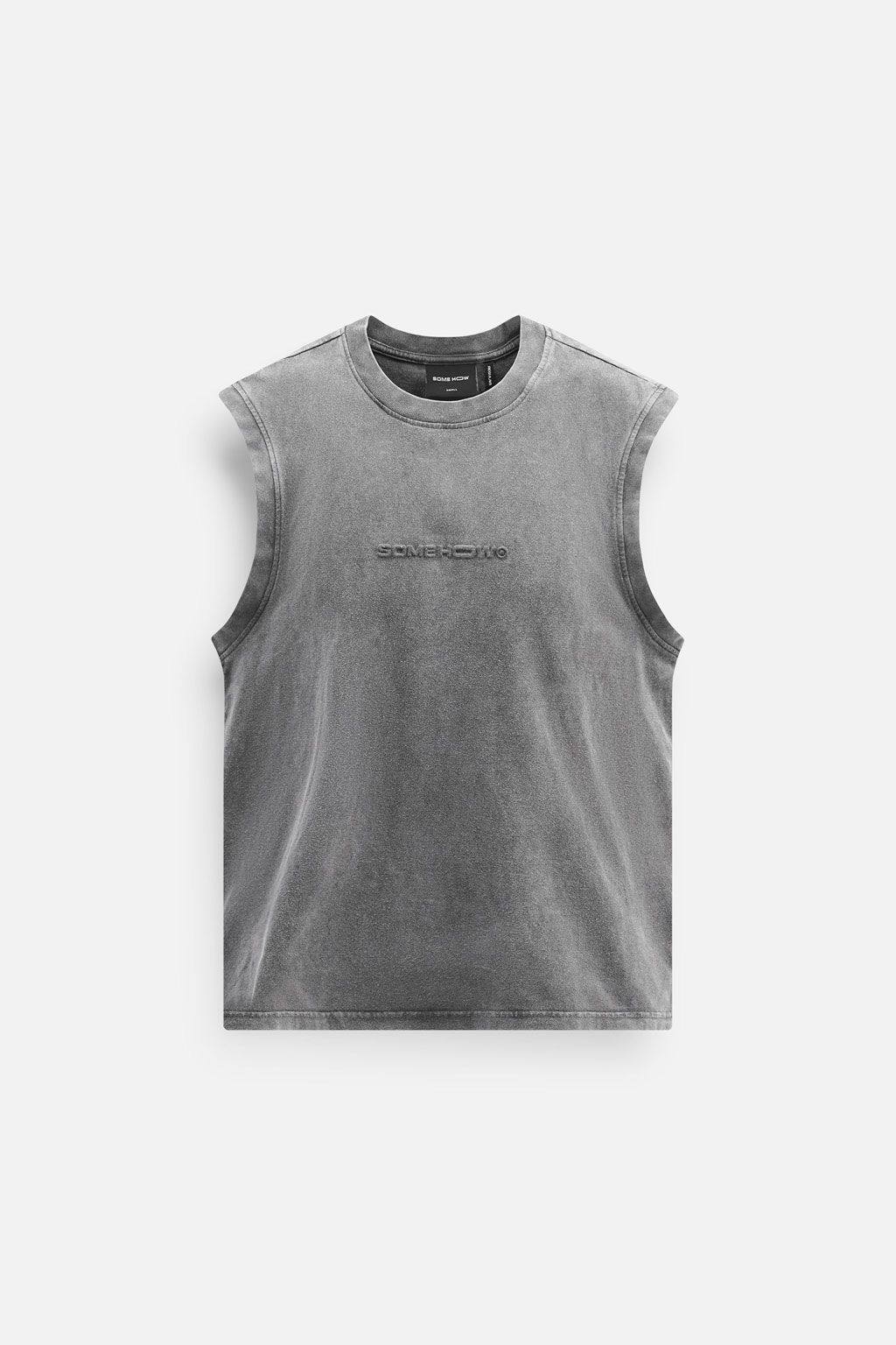 Áo Tanktop Ombre Gray Wash
