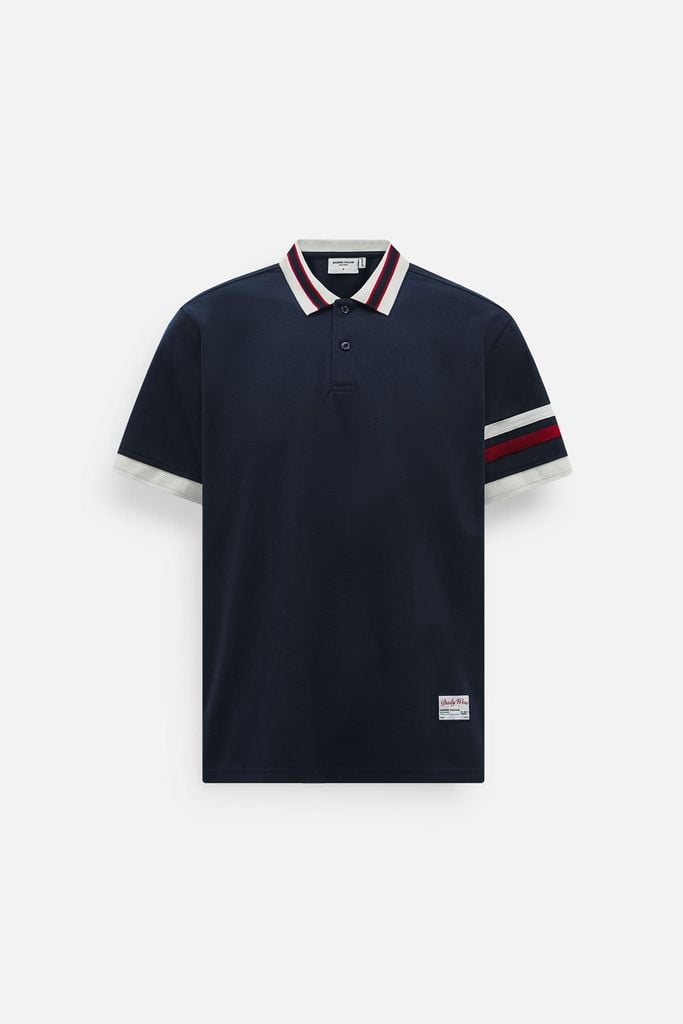  Áo Polo Regular Deep Blue Side 