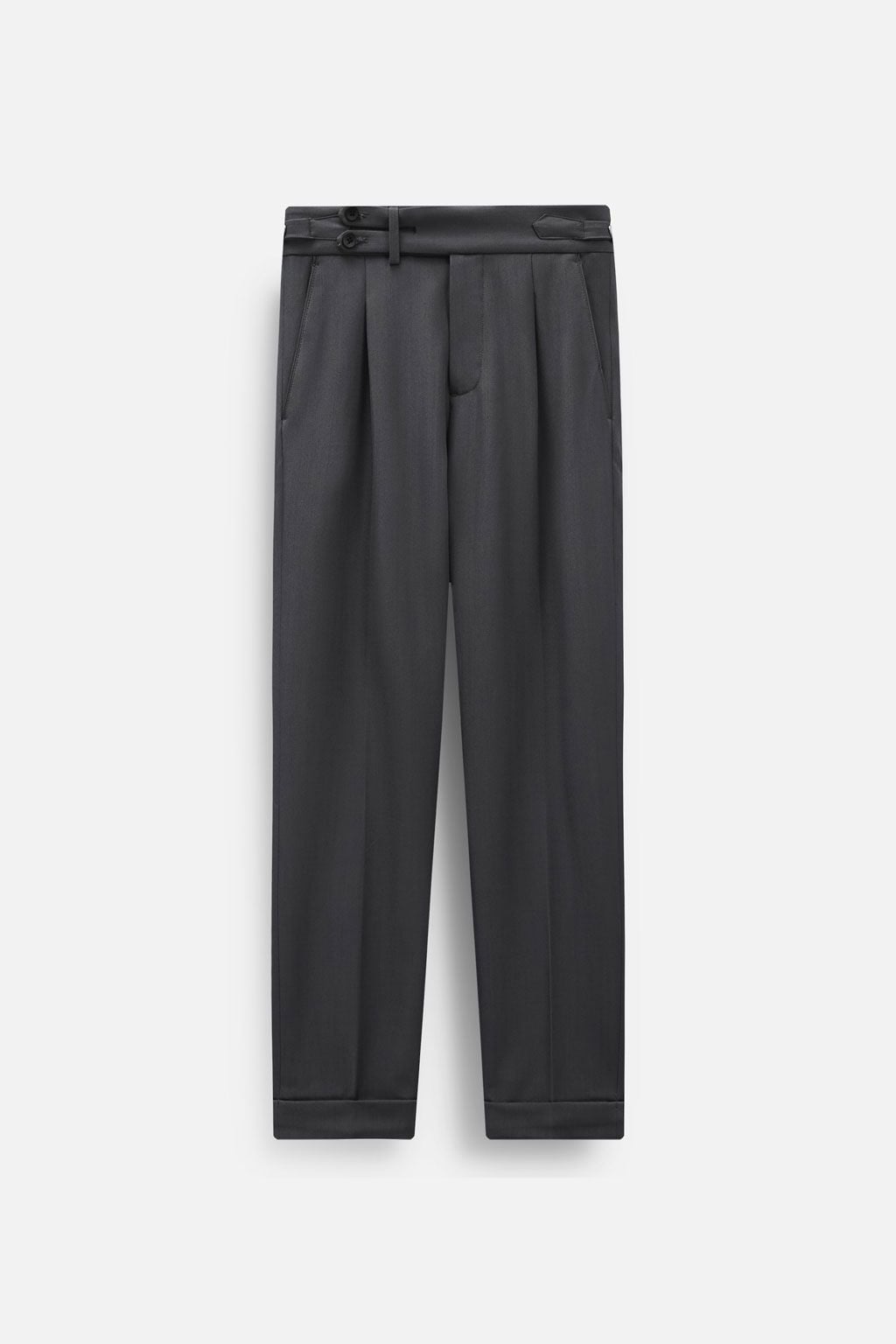 Quần Tây Slimfit Side Tab 2B High Waist