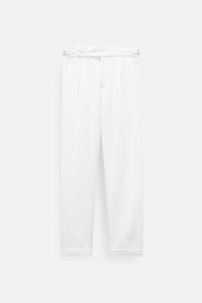  Quần Tây Slimfit Side Tab 2B High Waist 