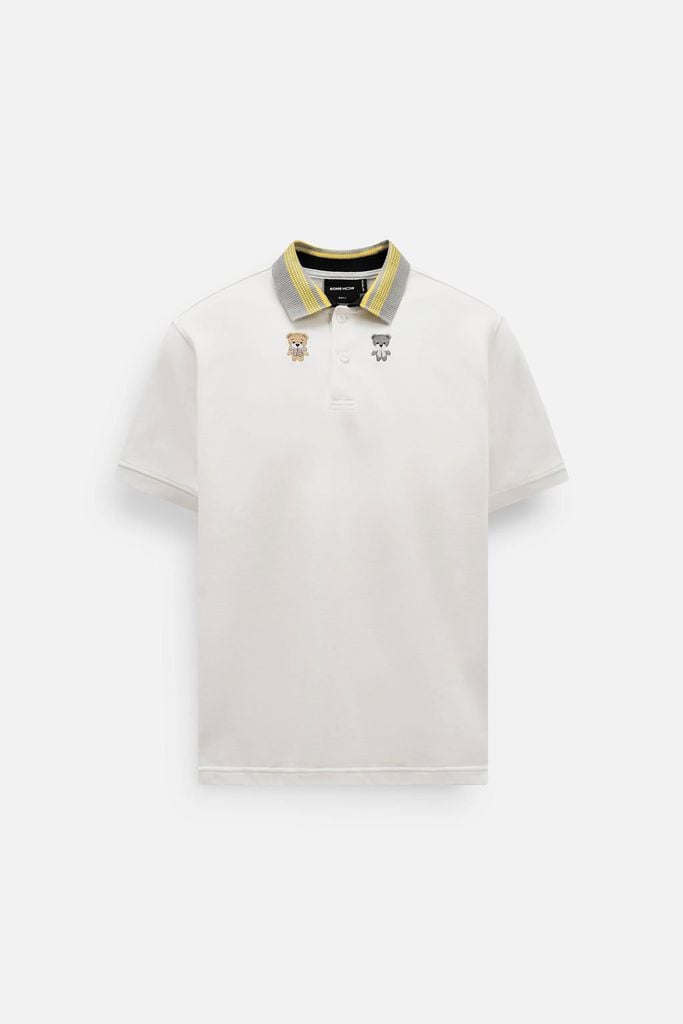  Áo Polo Regular Double Bear 360GSM 