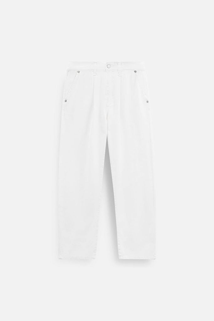  Quần Kaki Straight Basic Xếp Ly Vintage 