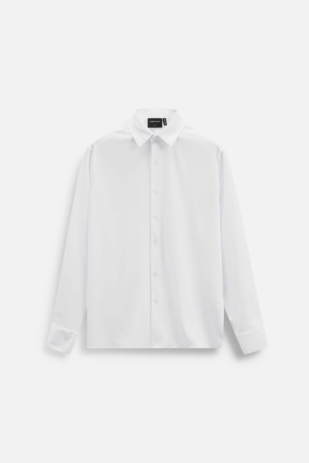 Áo Sơ Mi Relaxed Nylon Satin Black White