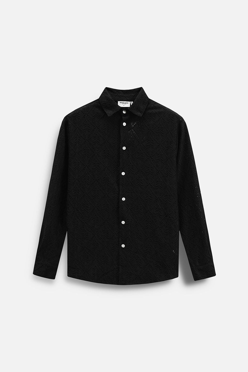 Áo Sơ Mi Relaxed Hoạ Tiết Dệt Blend