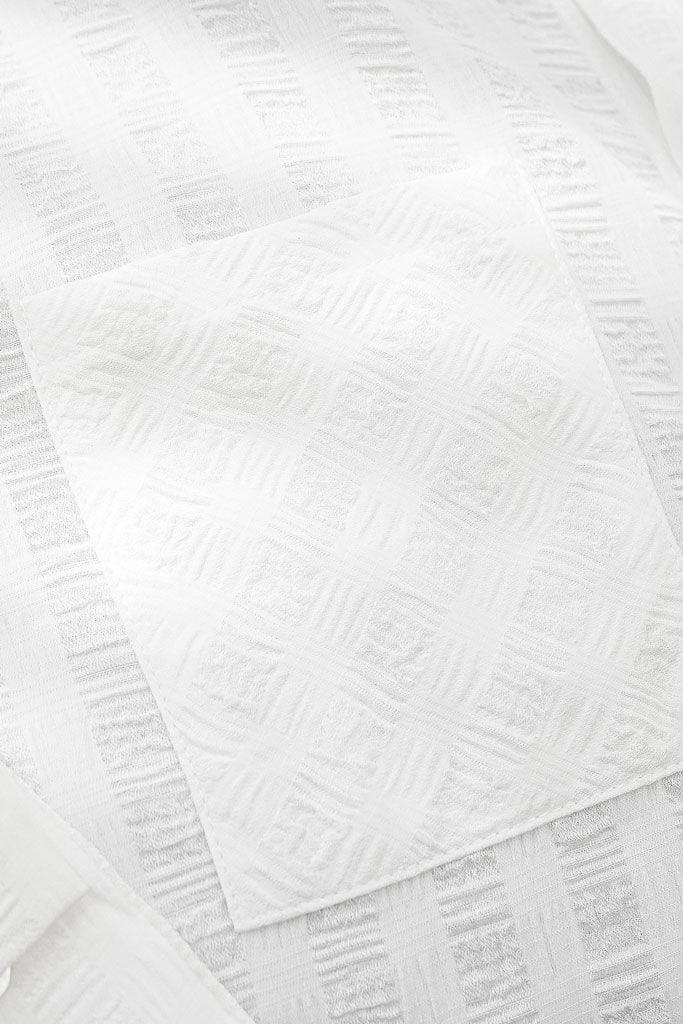 Áo Sơ Mi Boxy Oslo Texture Long Sleeve